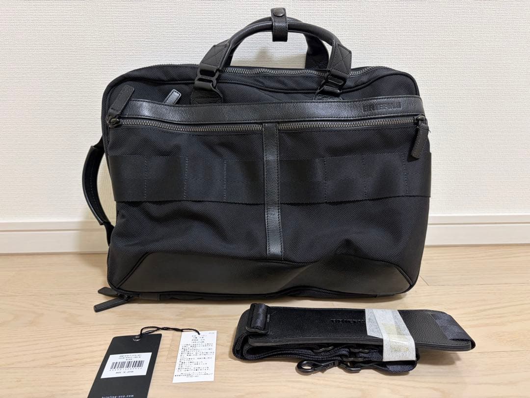 ３Way BRIEFING フュージョン BRM191B17ブラック