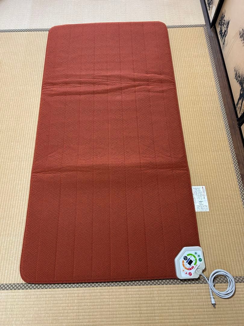 ローズテクニーJNR-1004 電気マット　シングルサイズ　オレンジ 西川ローズテクニー JNR-1005ダブル用セット 電位・温熱組合せ家庭用