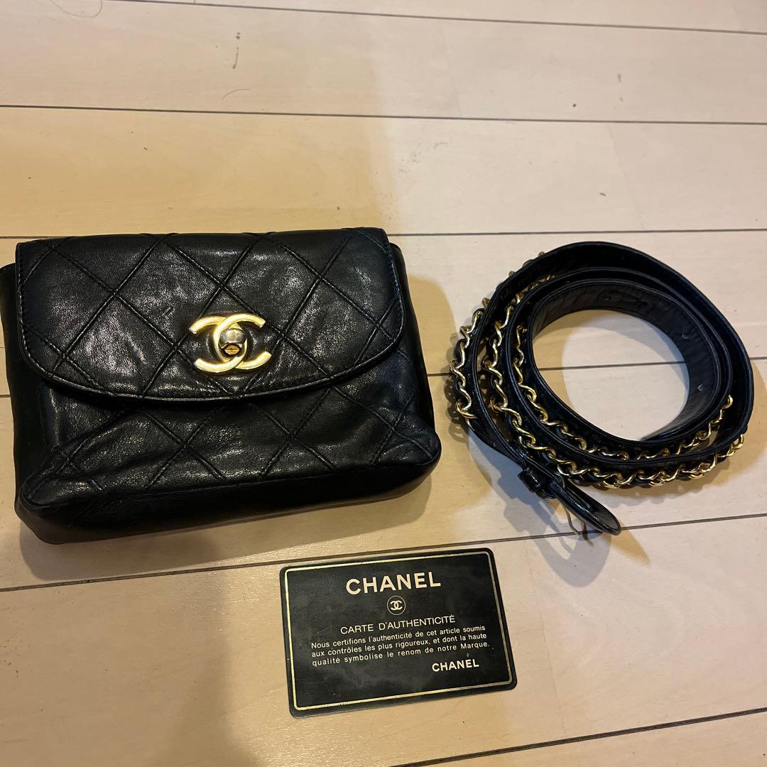 CHANEL ビコローレ　ウエストポーチ　マトラッセ　ヴィンテージ CHANEL（ボディバッグ/ウエストポーチ）のフリマアイテム一覧