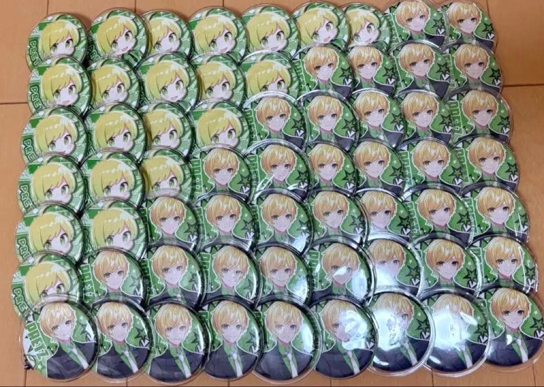 【お値下げ】バラ売り不可　A3痛バサイズぷりっつ1st缶バッジ63個