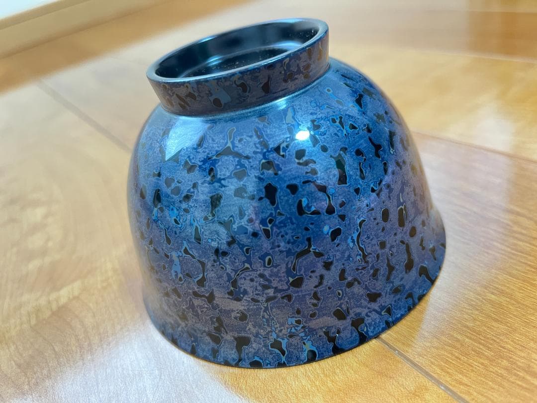 【希少・新品未使用】津軽塗 お椀 箱付き ロイヤルブルー 変わり塗り ななこ塗 極上お椀 青上 - 津軽塗専門店 恵比須屋