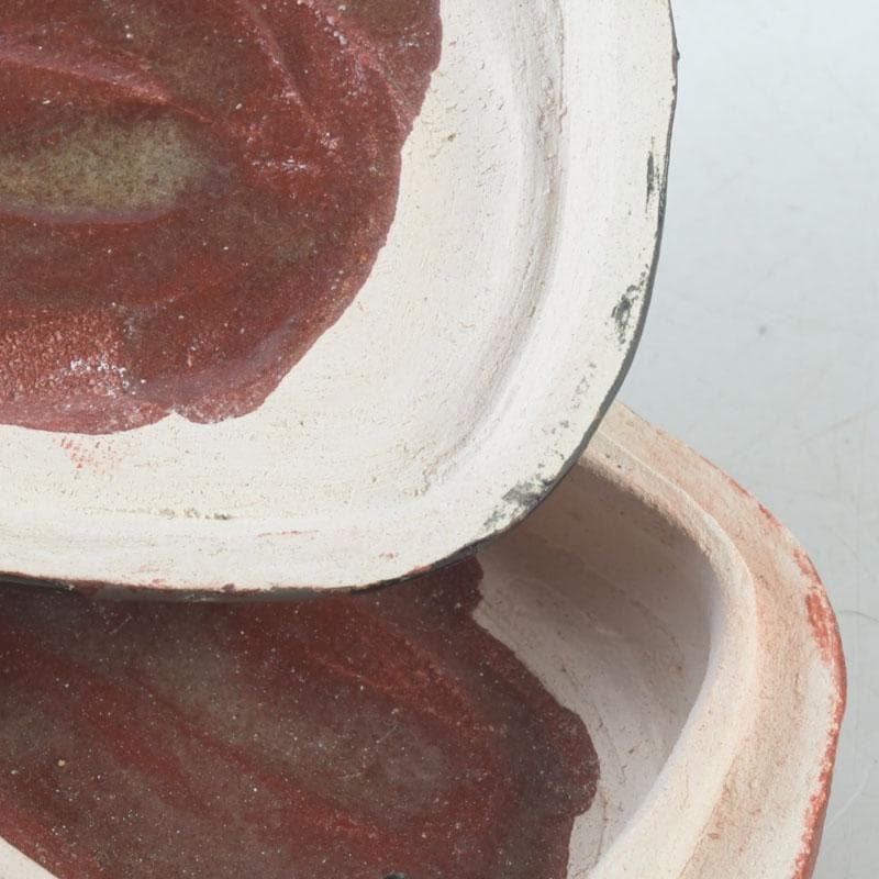 茶道具 横山朝陽作 陶器製 呉須絵 琵琶香合 干支巳 共箱 V 9346 - メルカリ