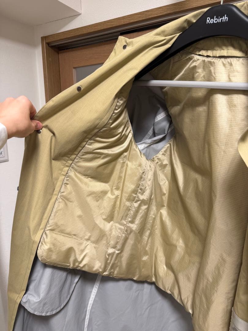 デサント ダウンライナー着脱可 3way ロングコート フード ロゴ - メルカリ