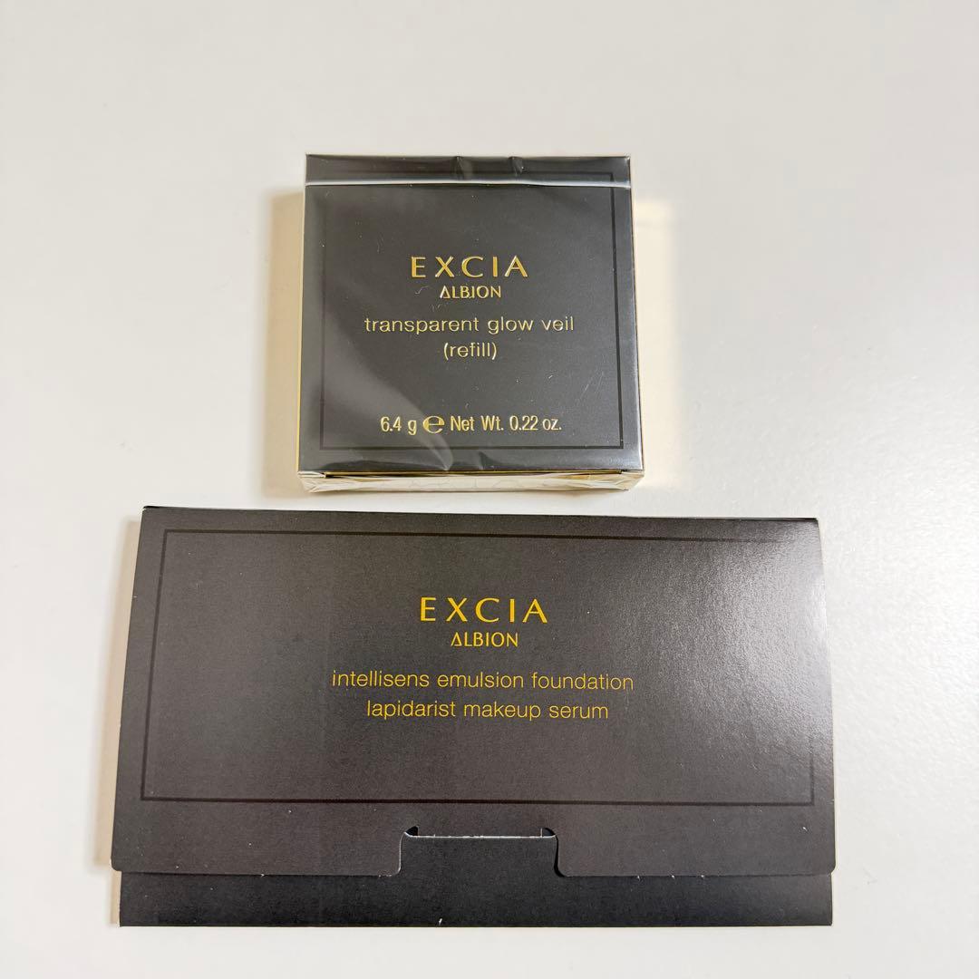新品　EXCIA トランスペアレントグロウヴェール　詰替　おまけ付き