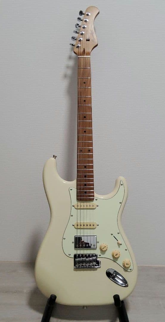 BACCHUS BST-2 RSM/R OWH ロックペグ他 美品 お得 新カラー登場！】 Bacchus BST-2-RSM/R-BPPG エレキギター初心者14点