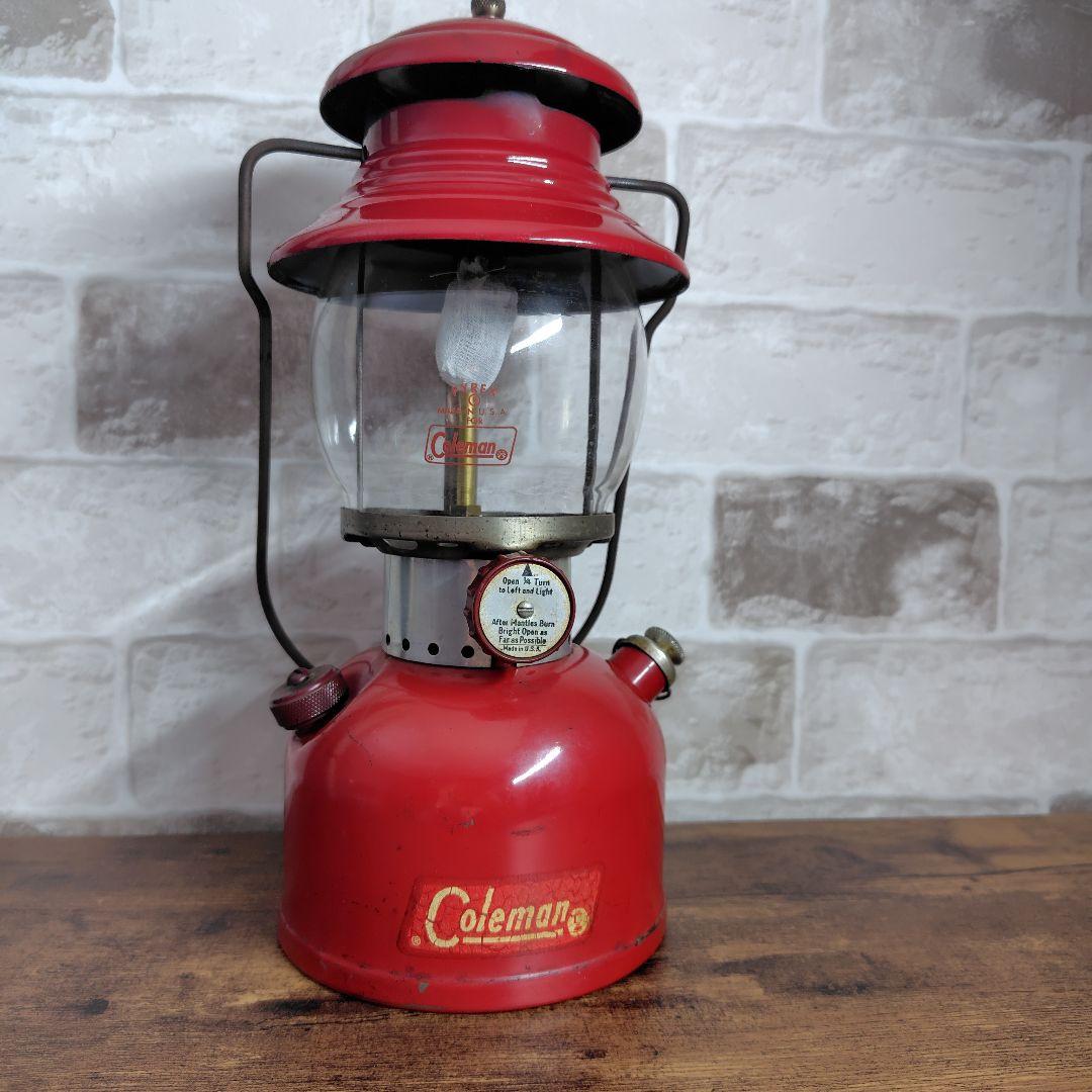 コールマン 200a レッドボーダー 62年7月 ヴィンテージランタンの王道。Coleman(コールマン)の200A レッド