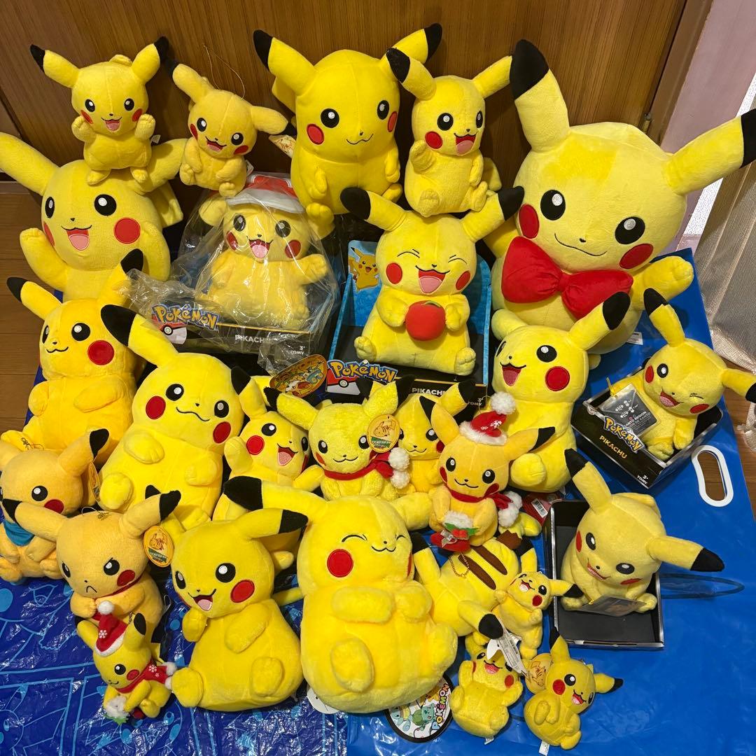 日本未発売 ピカチュウ ぬいぐるみ セット まとめ アメリカ ポケモン