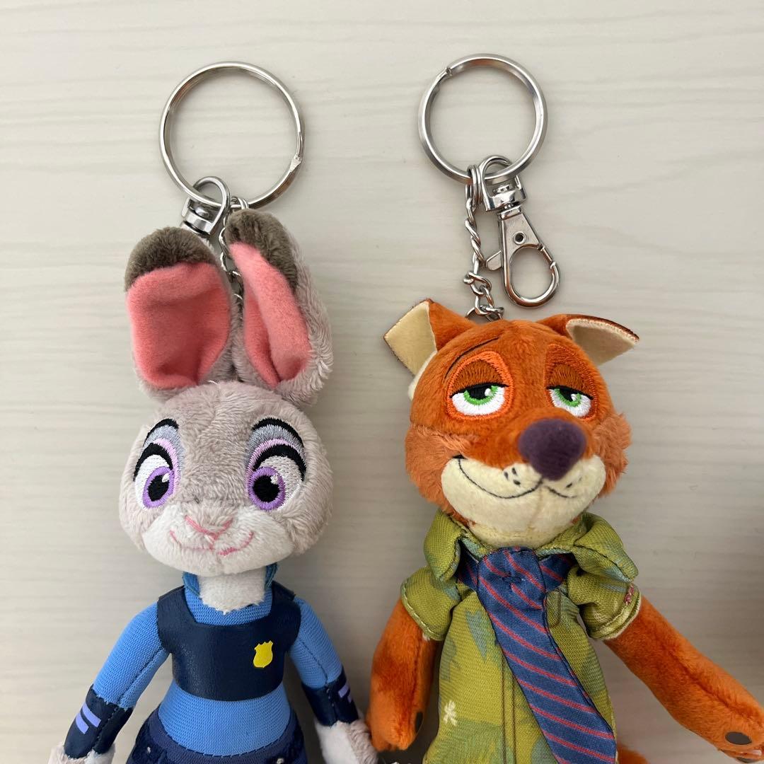 レア】香港ディズニー ズートピア ニック ジュディ ぬいぐるみ
