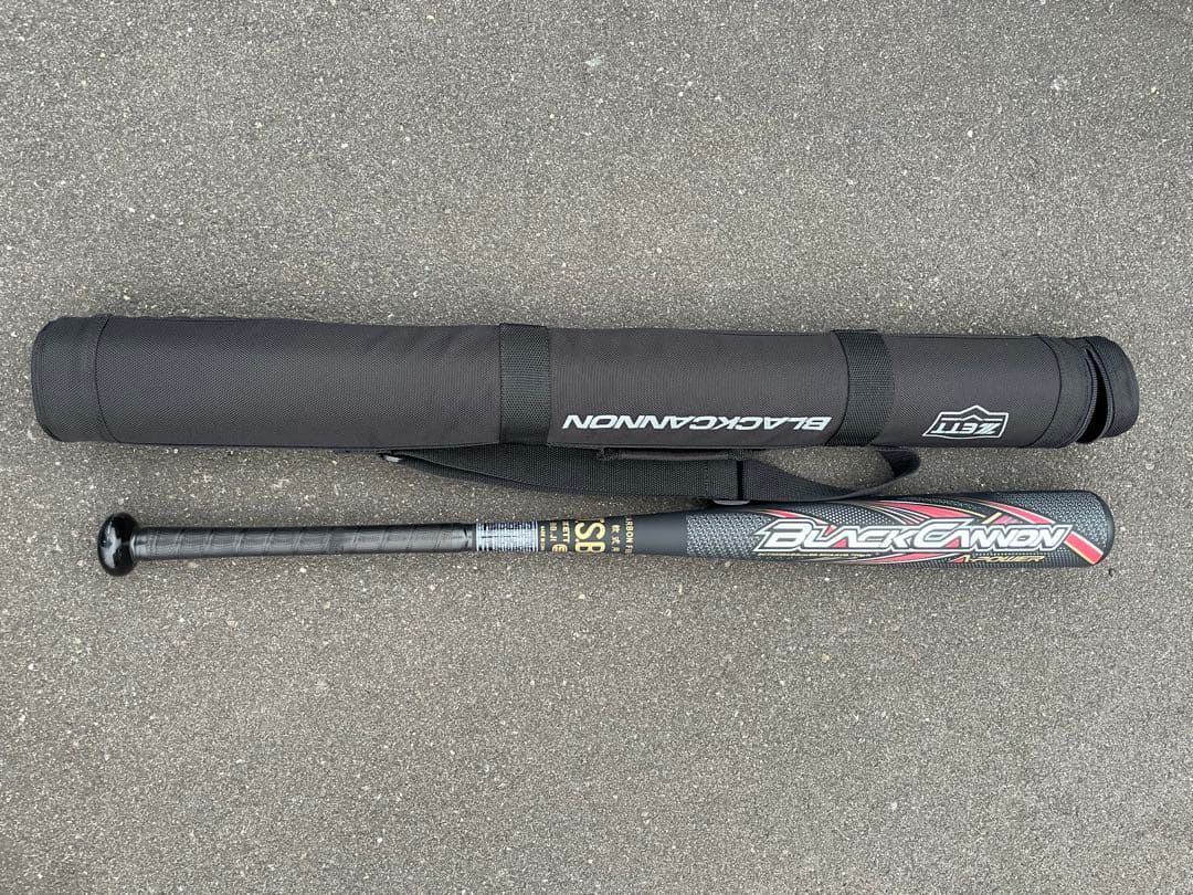 ZETTブラックキャノンAパワー軟式一般用バット