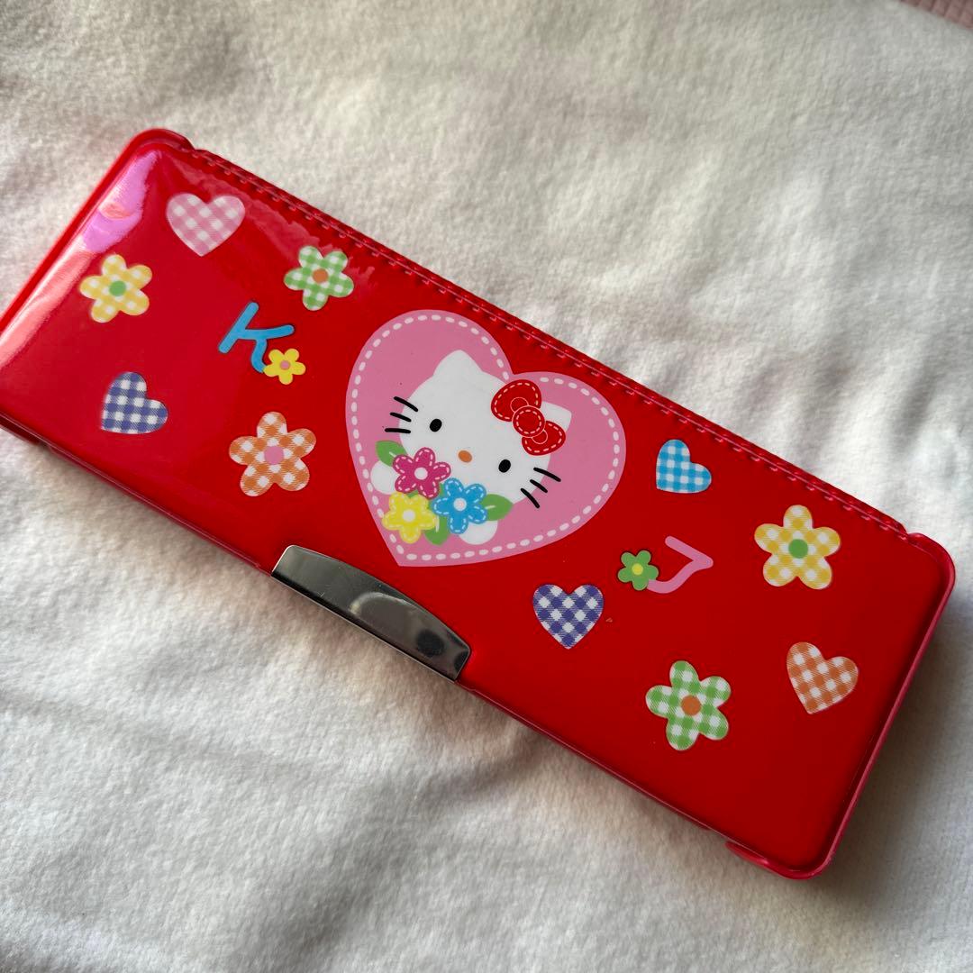 新品未使用 レトロ ハローキティ 筆箱 年代物 当時物 キティ ペン