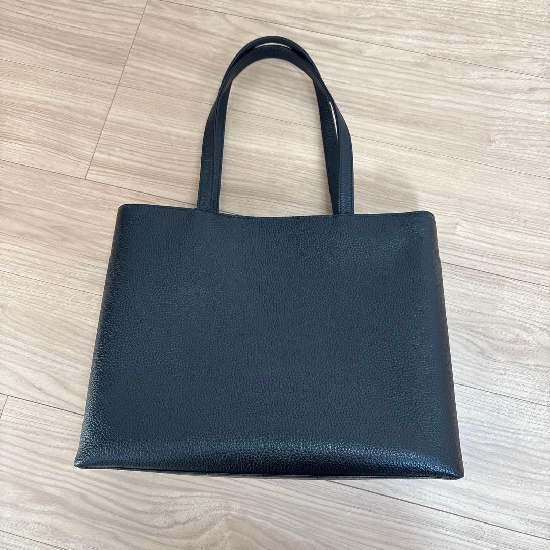 HUSH TAG 黒レザートートバッグ 姫路レザー