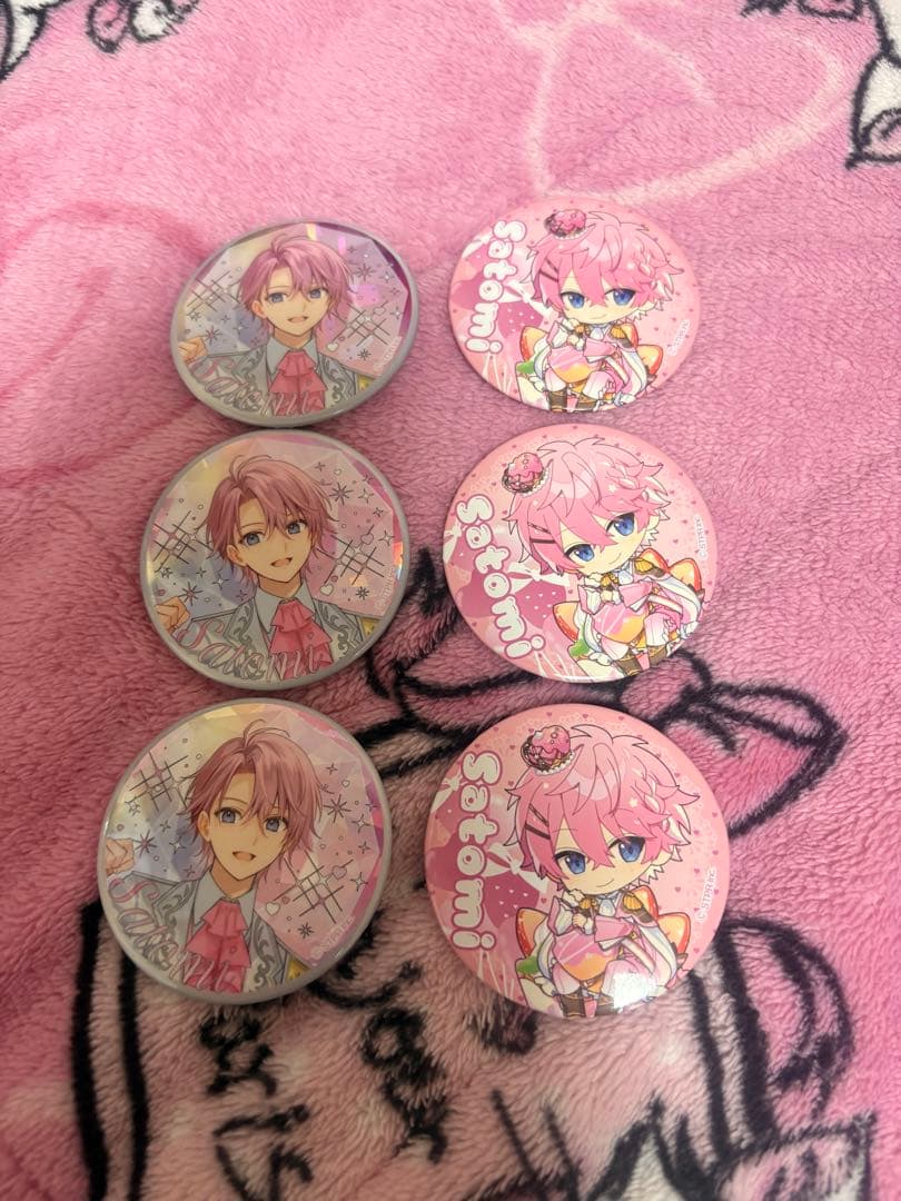 さとみくん9周年缶バッジ - メルカリ