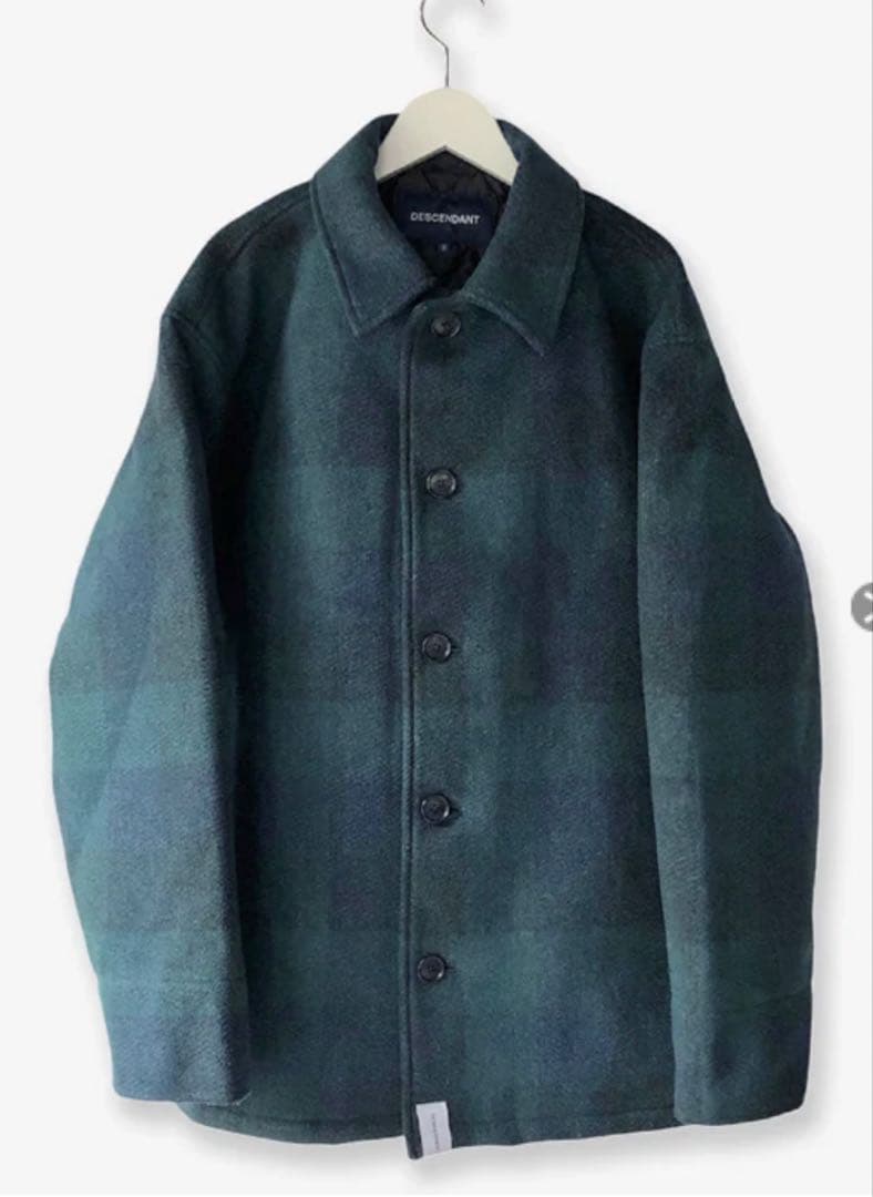DESCENDANT ダークグリーン チェックジャケット 楽天市場】DESCENDANT ディセンダント ジャケット サイズ:2 / 24AW