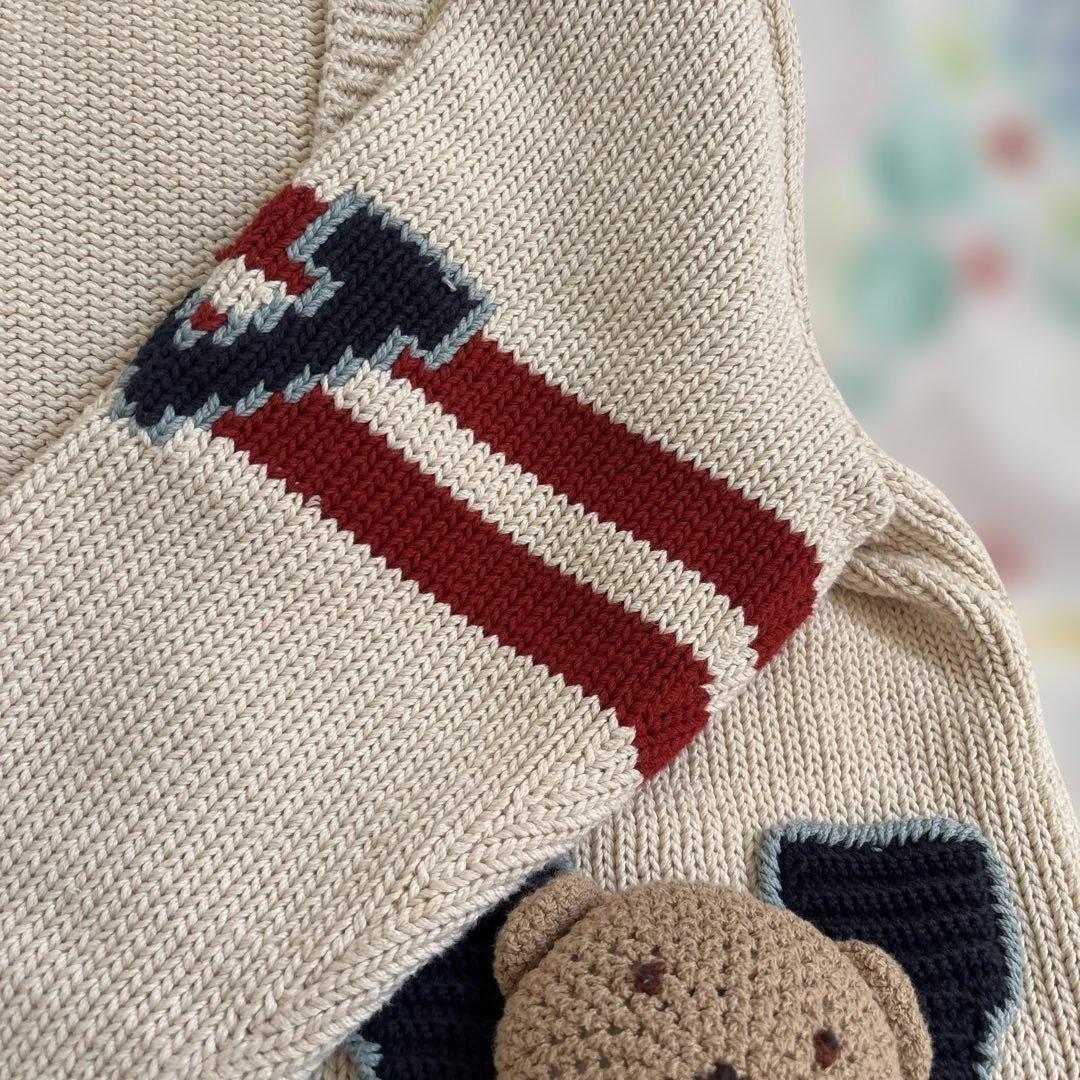 ワンダフルワールドクマモチーフニット - メルカリ