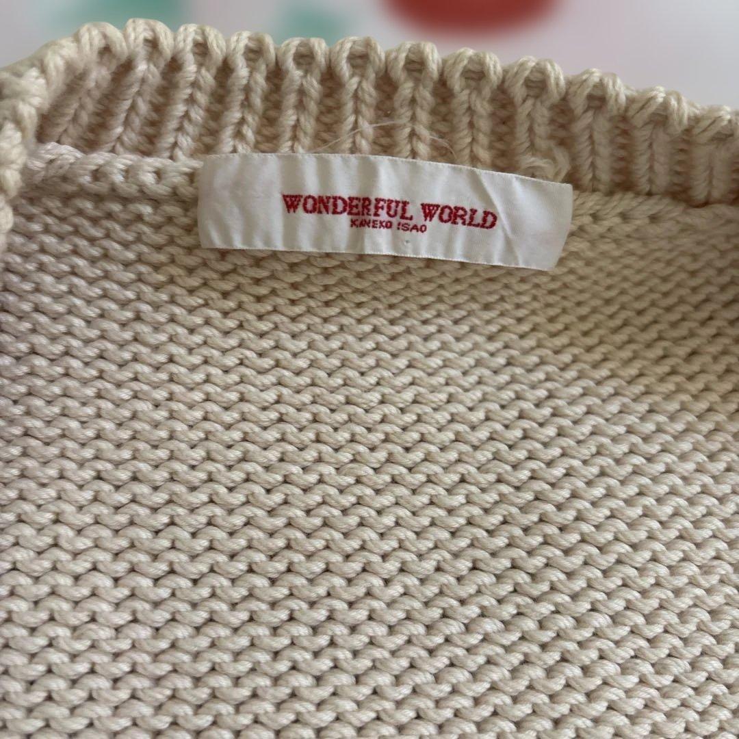 ワンダフルワールドクマモチーフニット - メルカリ
