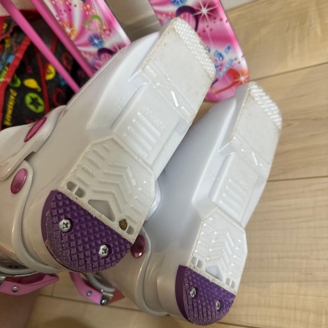 美品】子供用スキー板・ストック・ブーツ3点セット スポーツデポ