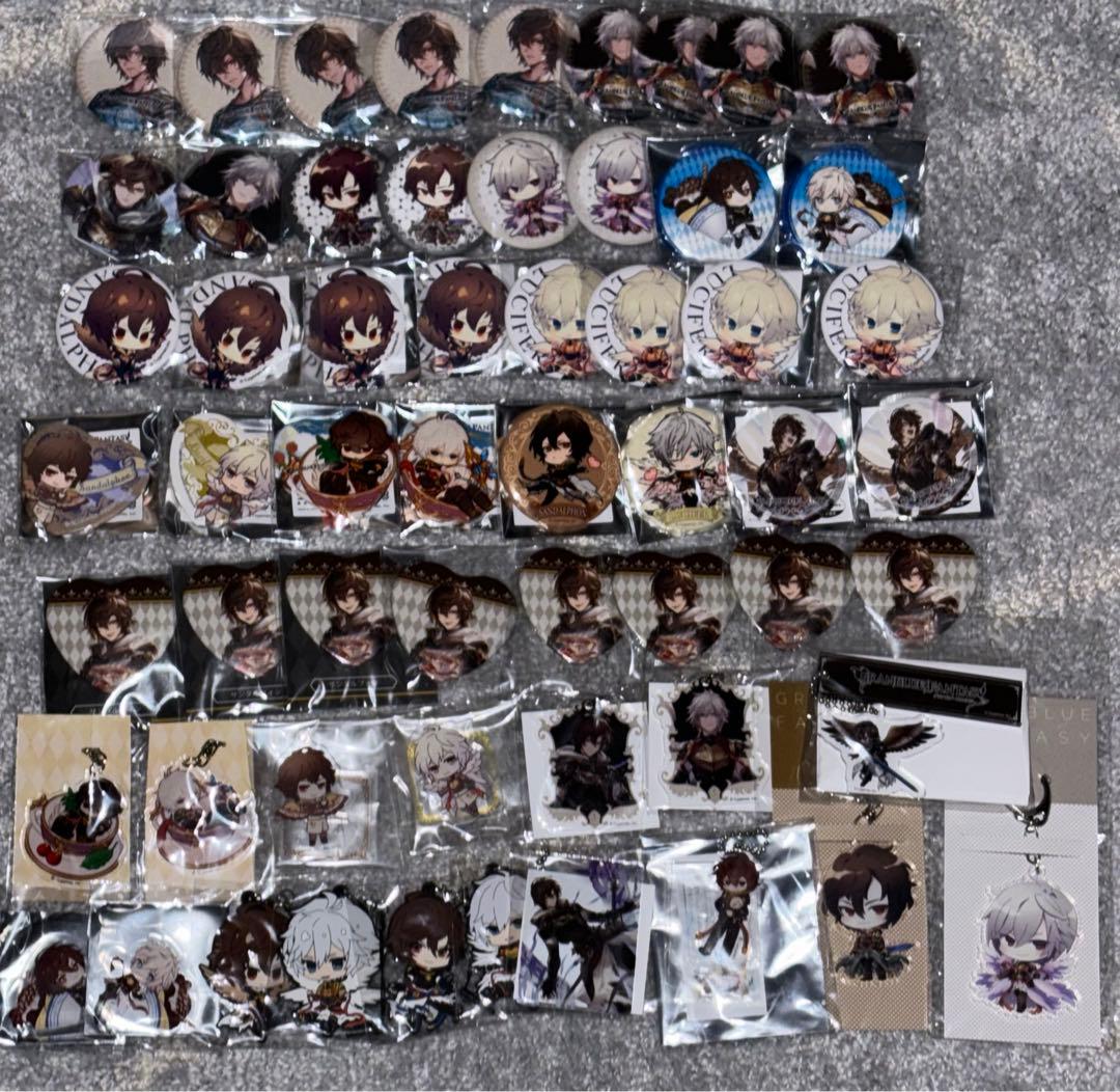 グラブル　サンダルフォン ルシフェル　缶バッジ　アクキー