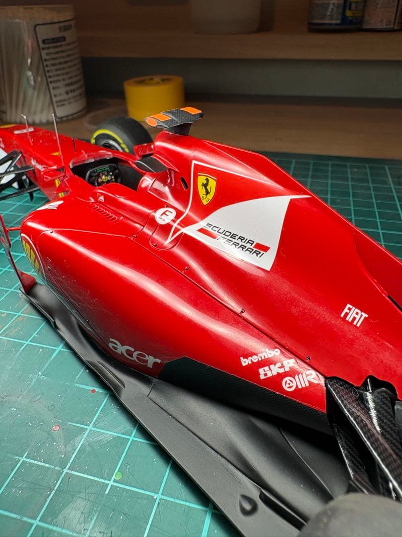 1/20 フェラーリ 150°イタリア 日本GP アロンソ仕様 完成品 フジミ