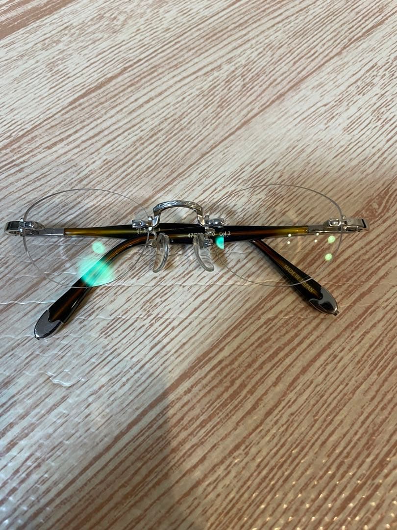 【即日発送】杉本圭　メガネ　KS-106 シルバー