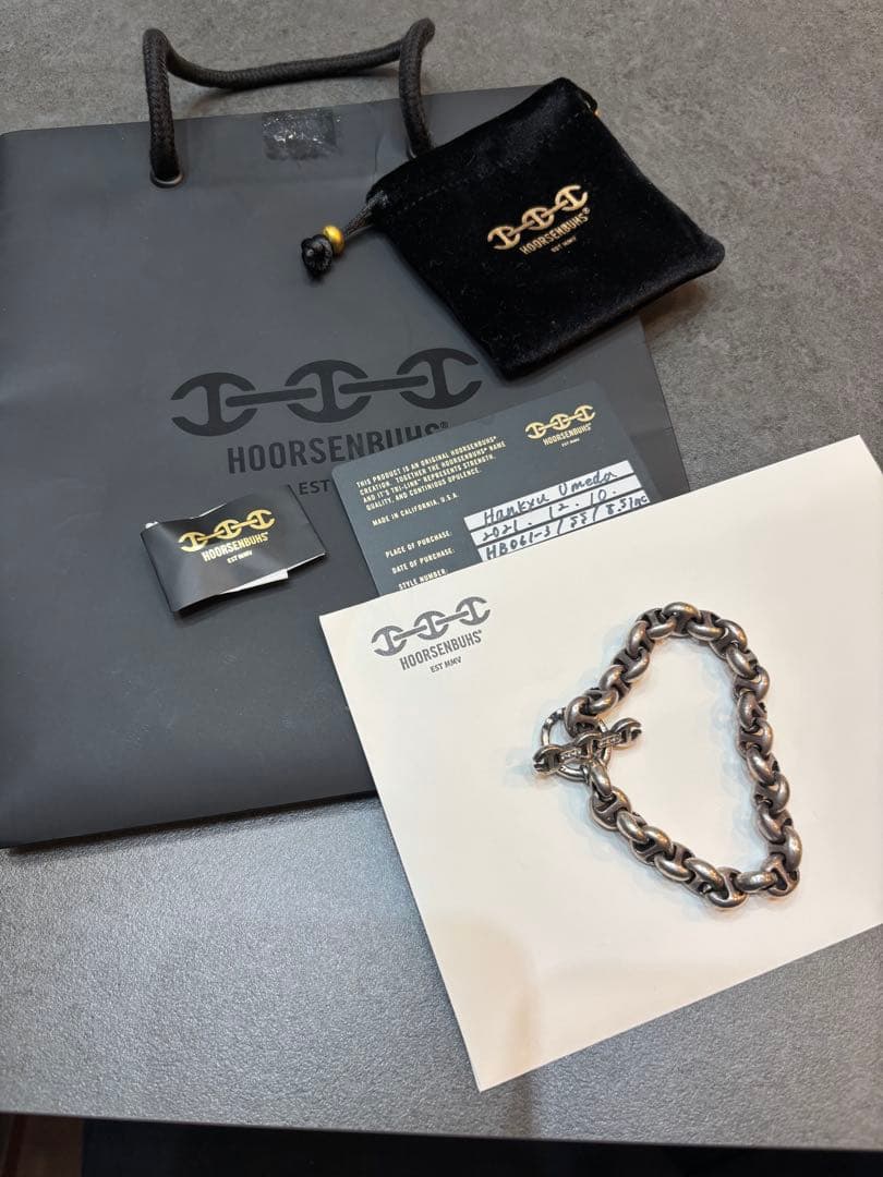 アクセサリー HOORSENBUHS 10MM OPEN-LINK BRACELET