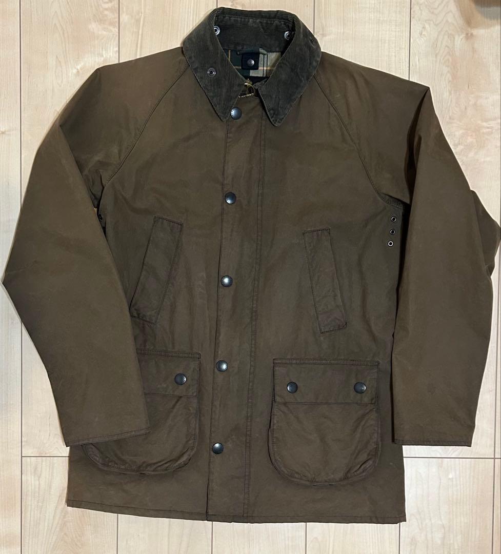 Barbour × BEAMS別注 ビデイルSL ウォッシュド ブラウン 36