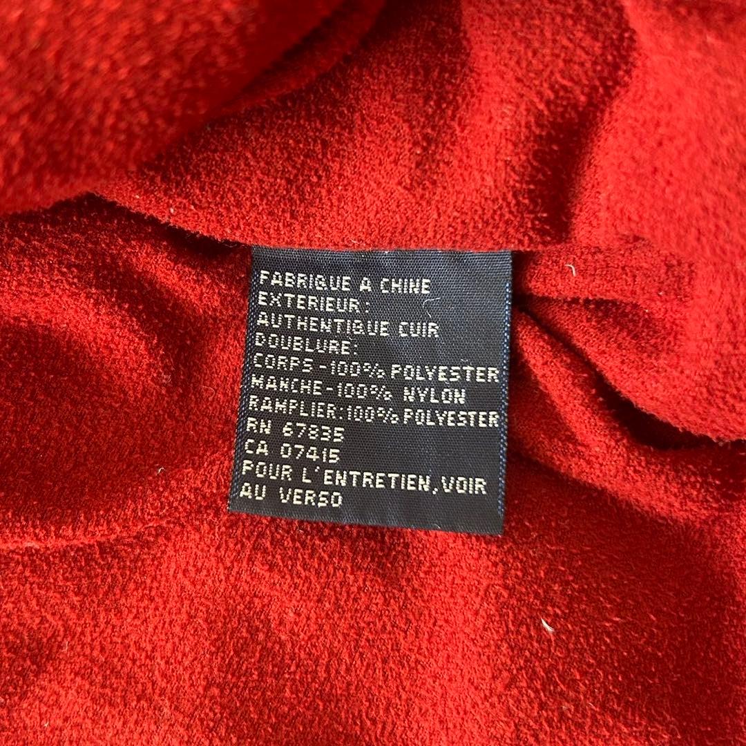 90s Nautica レザージャケット ラムレザー 短丈 44