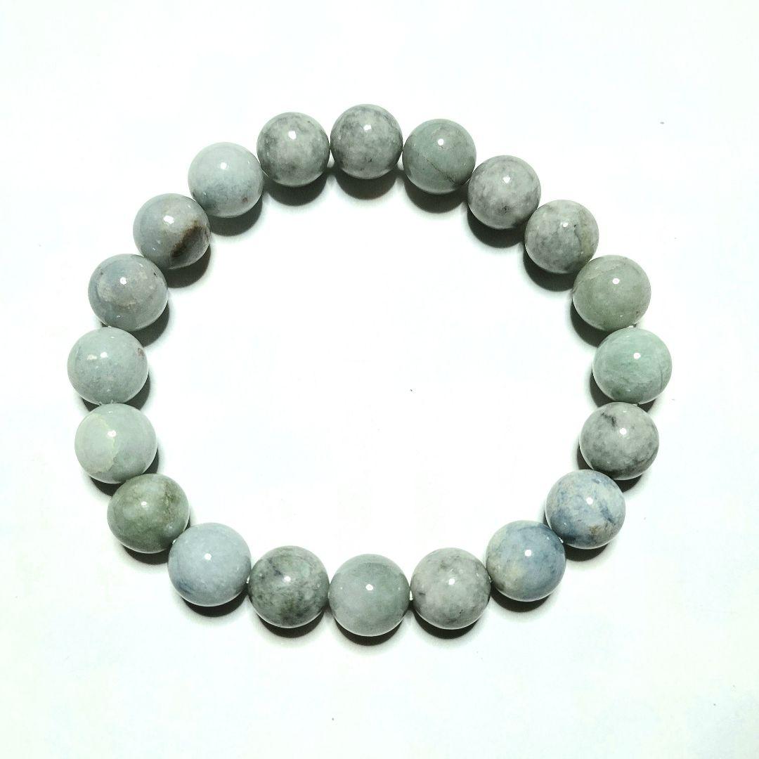 10㍉玉:サイズ16~17cm　糸魚川翡翠ブレスレット　BR0021
