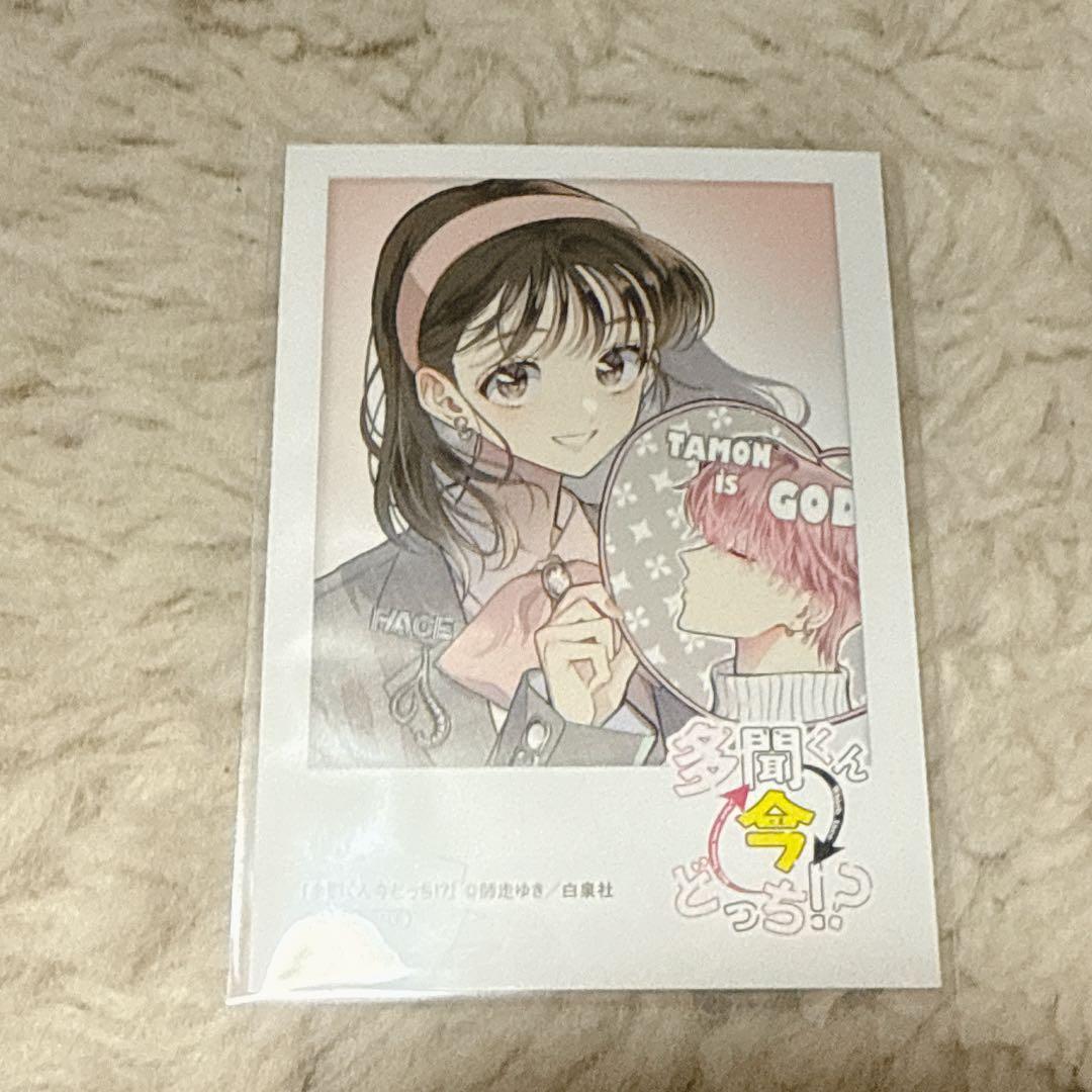 多聞くん今どっち！？ アニメイト特典 チェキ風 ミニフォトカード 木下