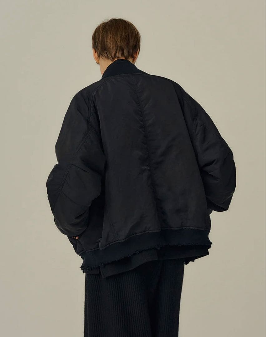 ANCELLM 25AW FADED BOMBER JACKET黒2新品 - メルカリ