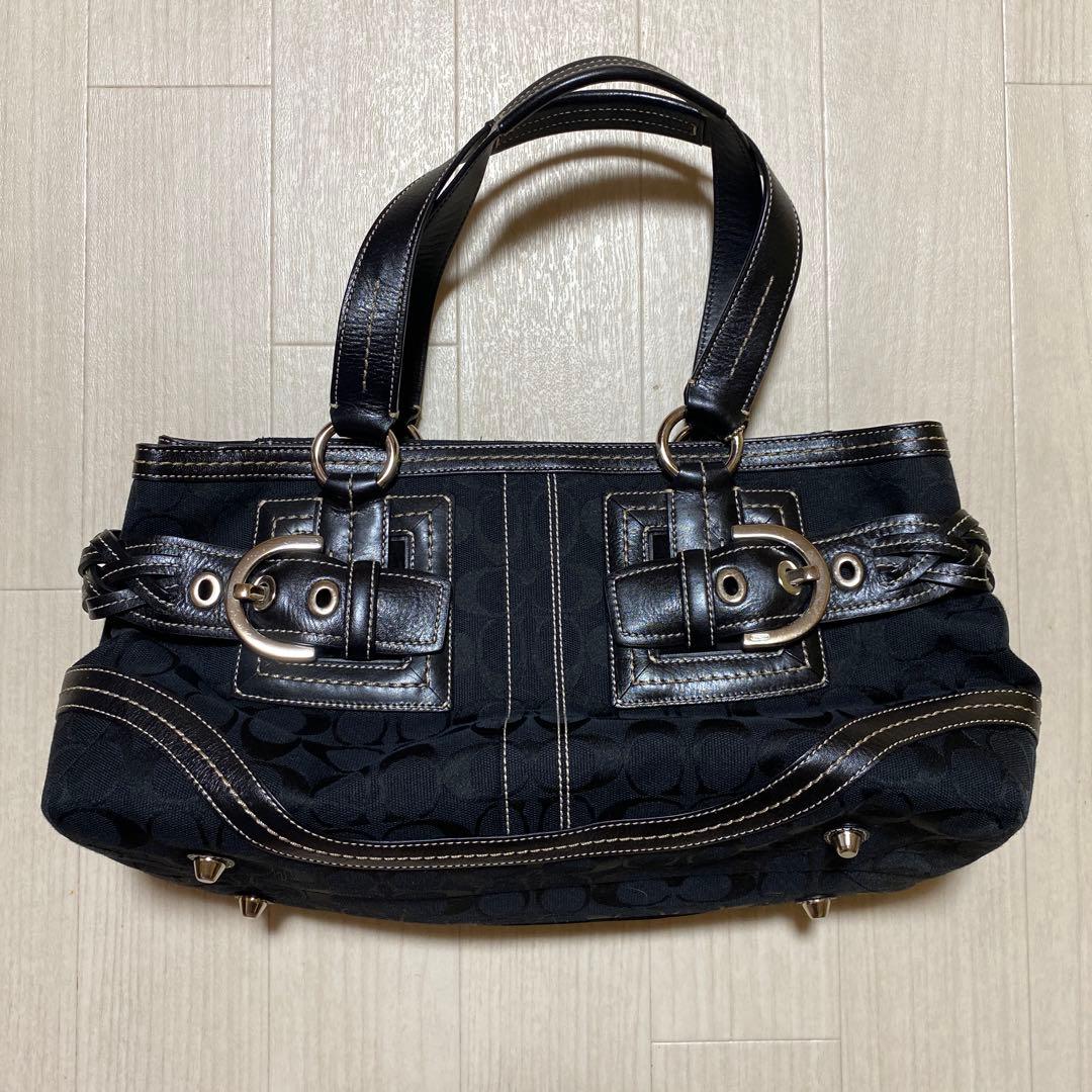 COACH コーチ　トートバッグ　ハンドバッグ　ブラック