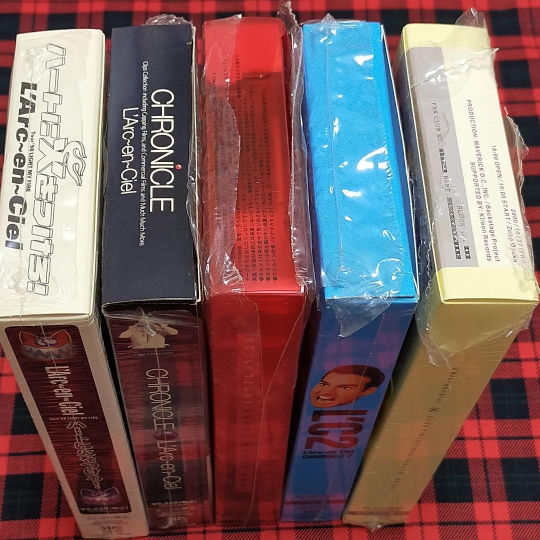 L'Arc～en～Ciel ラルク ライブビデオ VHS 5本セット まとめ売り