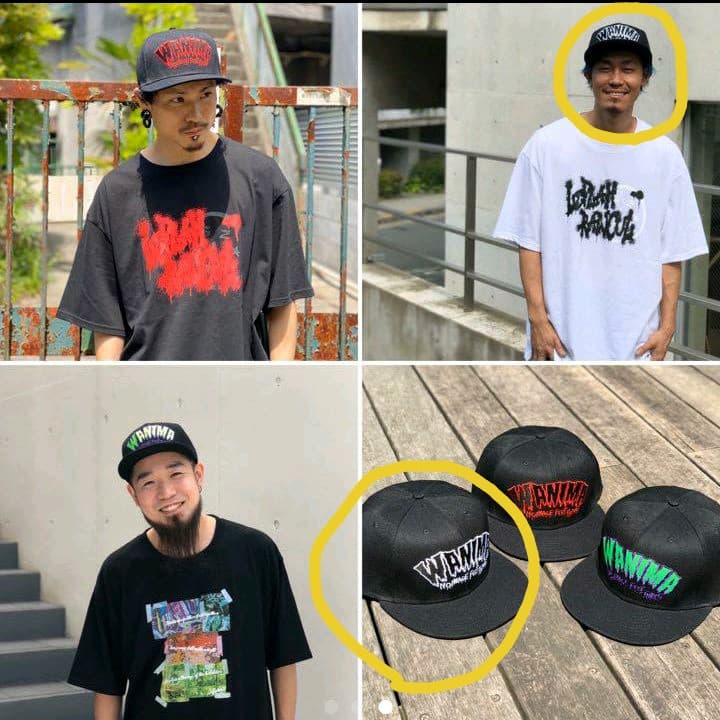 WANIMA レフラーコラボキャップ白 - メルカリ