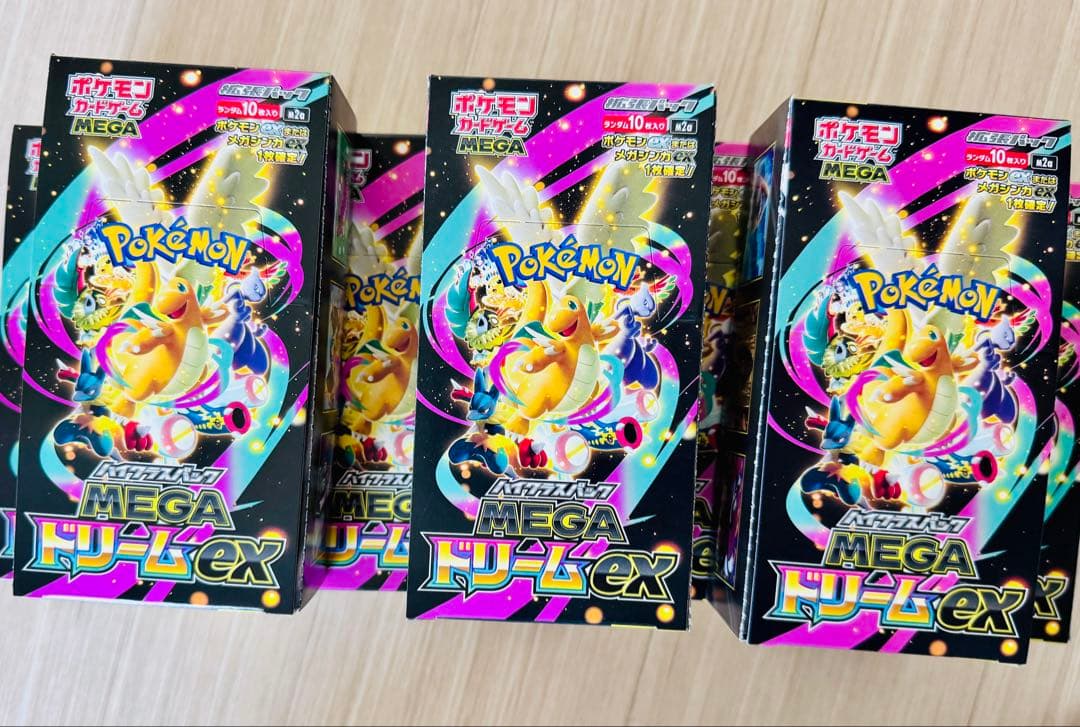 ポケモンカードMEGAドリームex 7BOXシュリンク無しぺりぺり有り - メルカリ