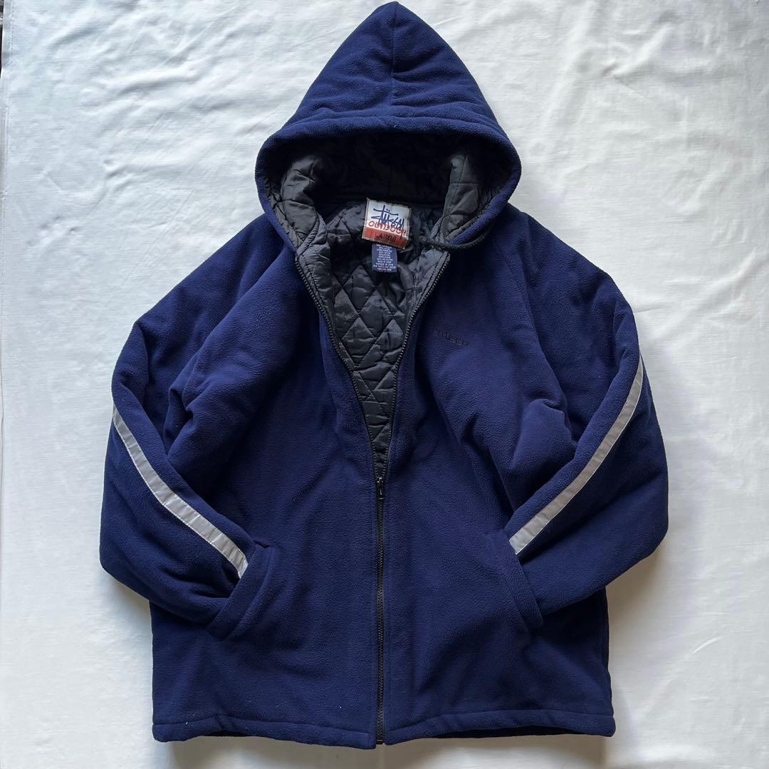 STUSSY OUTDOOR ステューシーアウトドア 90s フリースパーカー - メルカリ