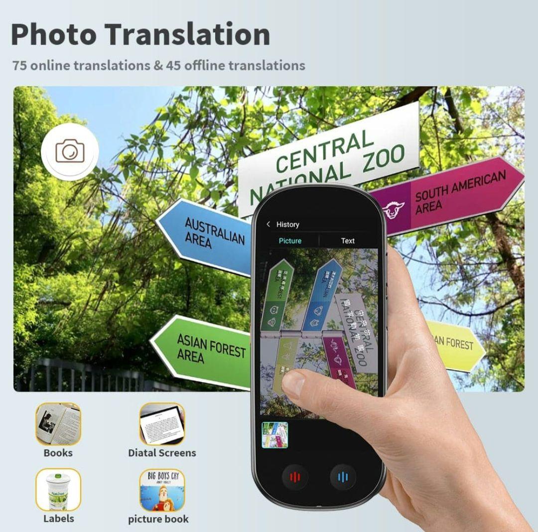VORMOR Z9 139言語対応 AI翻訳機 スマホサイズ VORMOR Z9 New Arrival Language Translator Device, Portable Translator