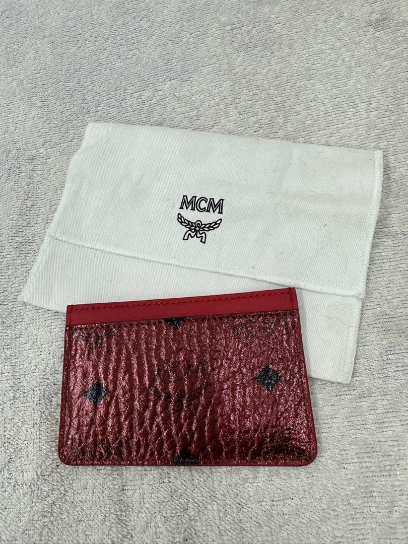 未使用に近い】MCM レザー カードケース - メルカリ