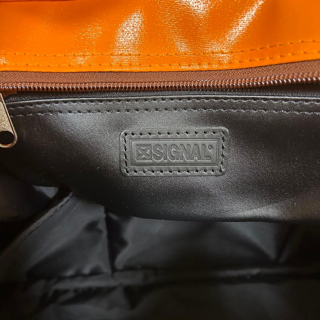 森野帆布 新品 2way トートバッグ オレンジ 撥水SIGNAL FLAG - メルカリ
