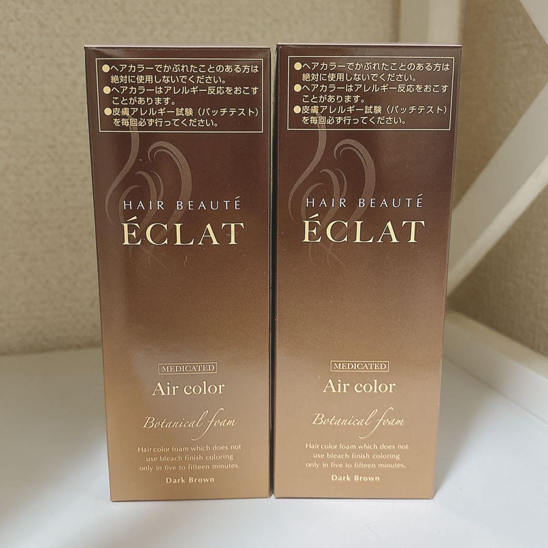 ヘアボーテエクラ ダークブラウン 80g 2個セット - メルカリ