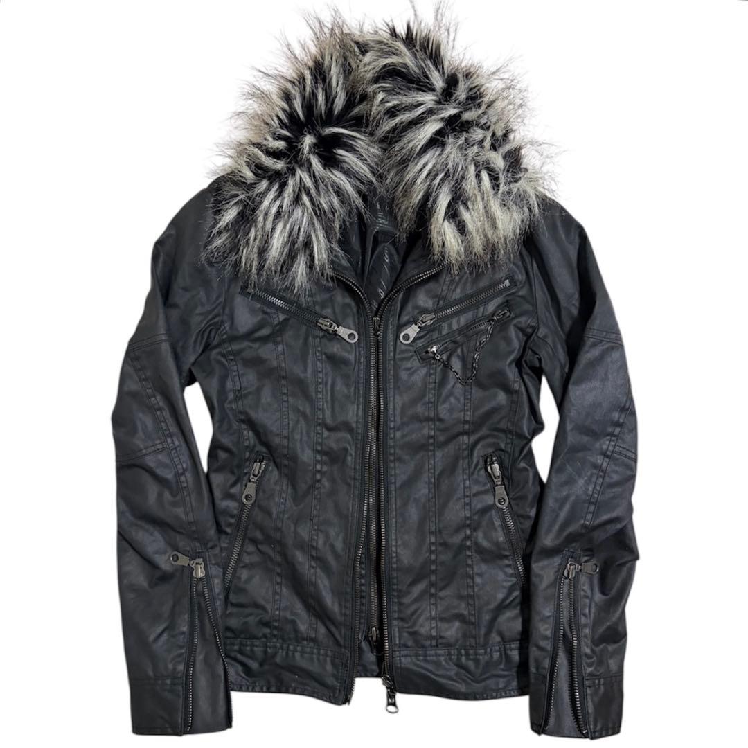 fuga ファー ライダース レイヤード archive 平成 お兄系 v系