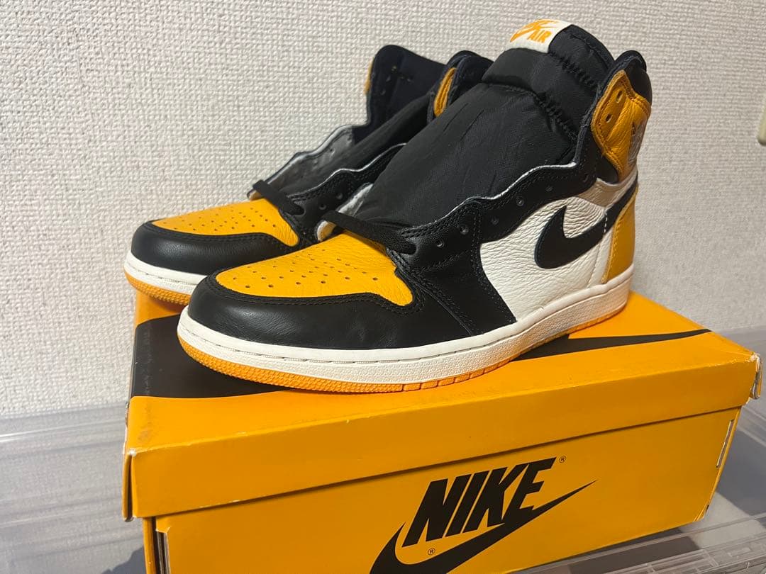 靴 Nike Air Jordan 1 Retro High Taxi27.5cm NIKE AIR JORDAN 1 HIGH TAXI YELLOW TOEが8/13に国内発売予定 | God