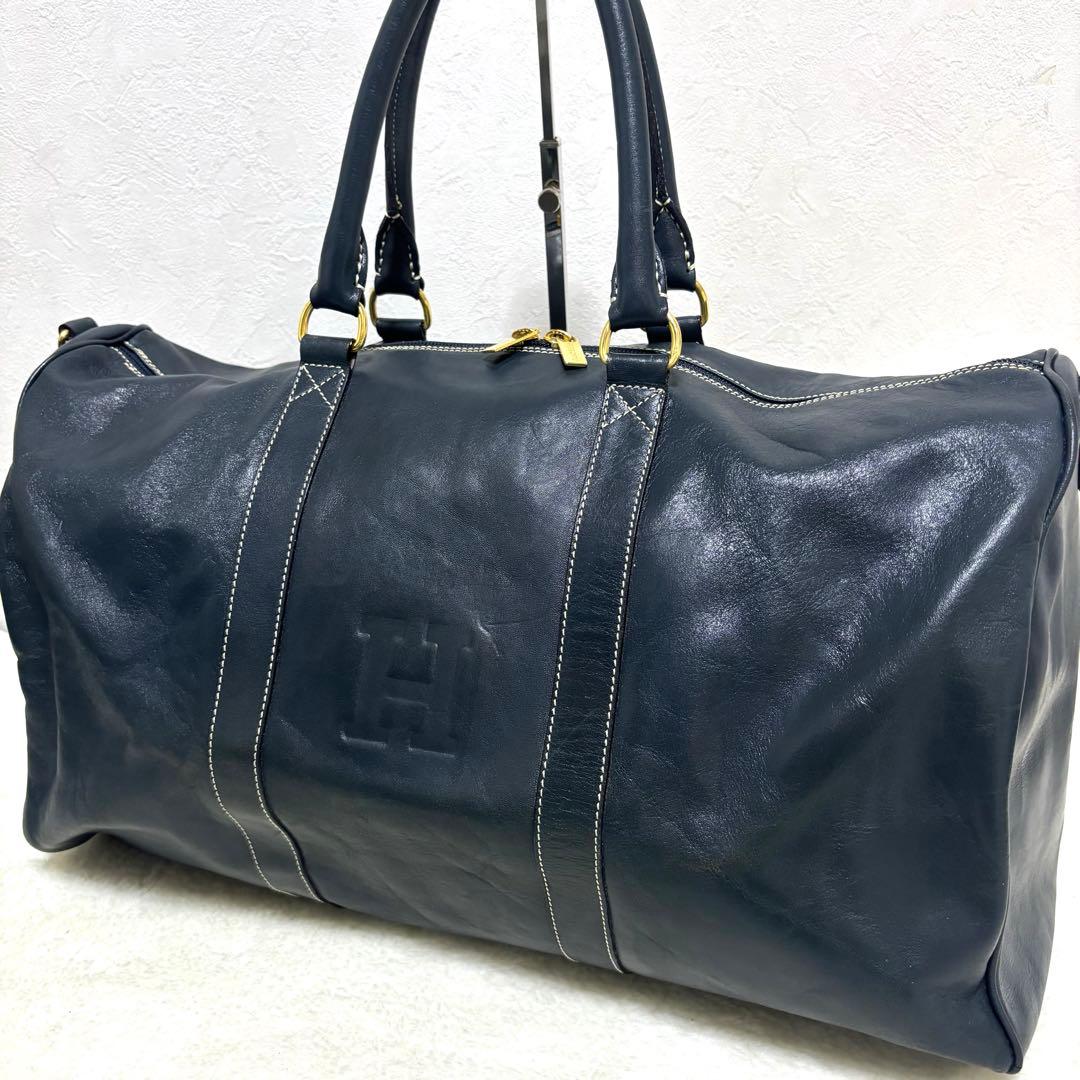 yuka様 HIROFU ヒロフ　ボストンバッグ　Hロゴ型押し　オールレザー yuka様 HIROFU ヒロフ ボストンバッグ Hロゴ型押し オールレザー