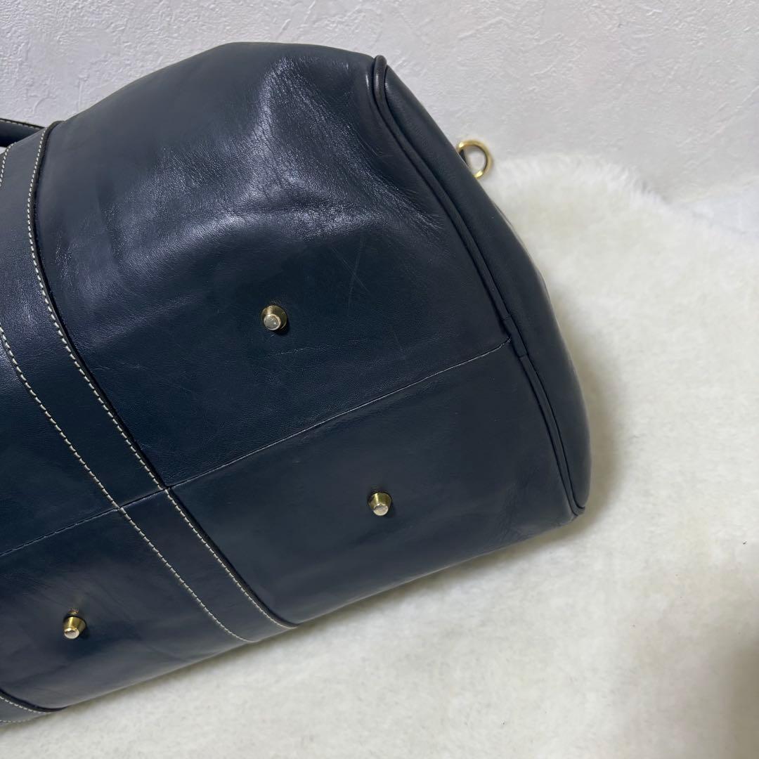 yuka様 HIROFU ヒロフ ボストンバッグ Hロゴ型押し オールレザー