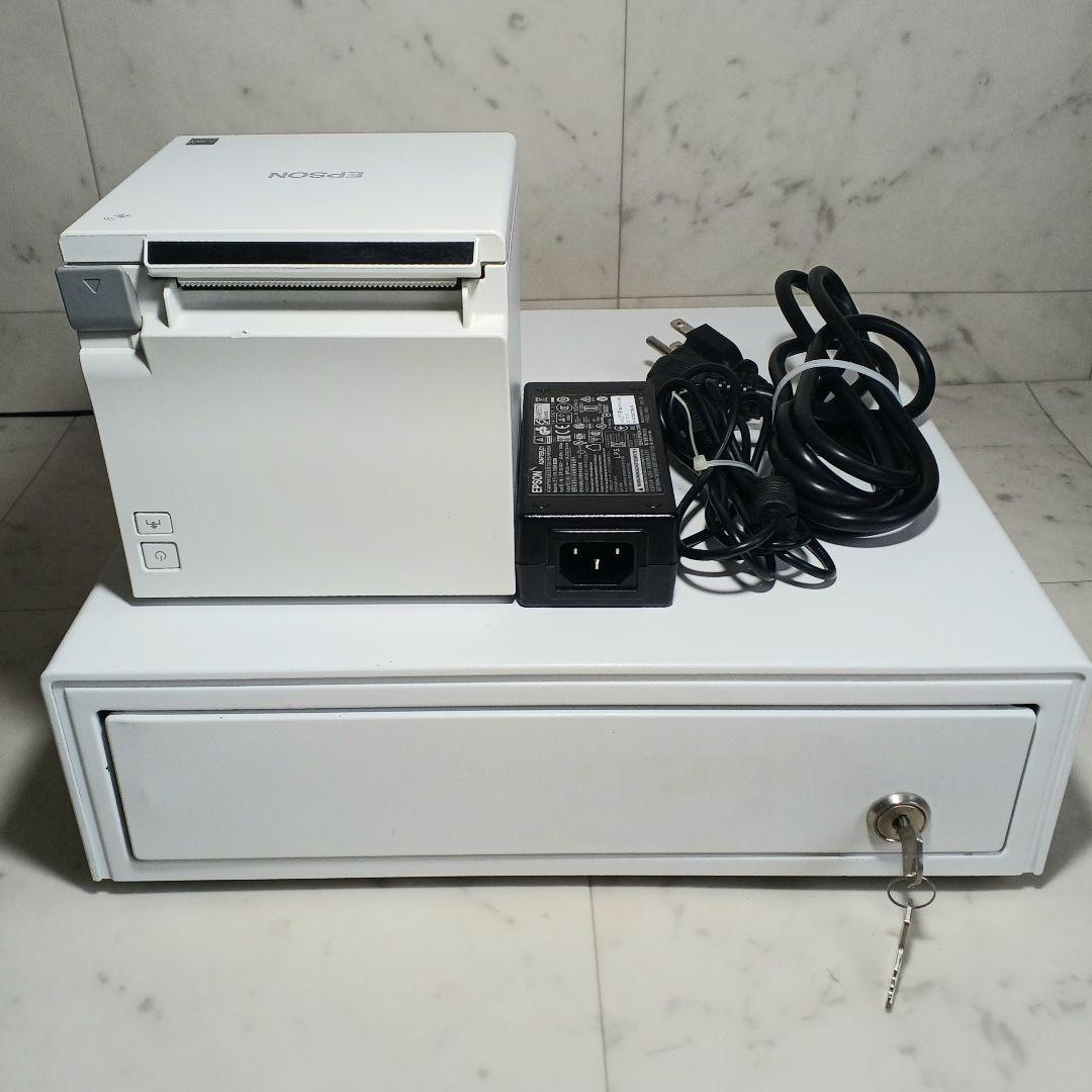 中古□EPSON TM-m30 サーマルプリンター＆ドロアー