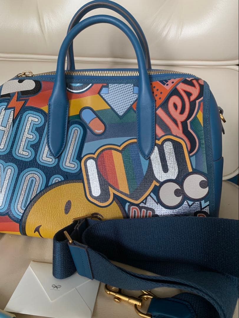 アニヤハインドマーチ　ボストンバッグ