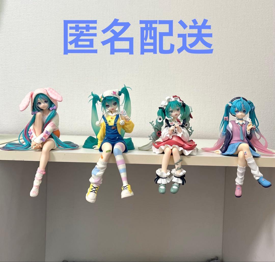 初音ミク ぬーどるストッパーフィギュア 4体セット 箱無しまとめ売り