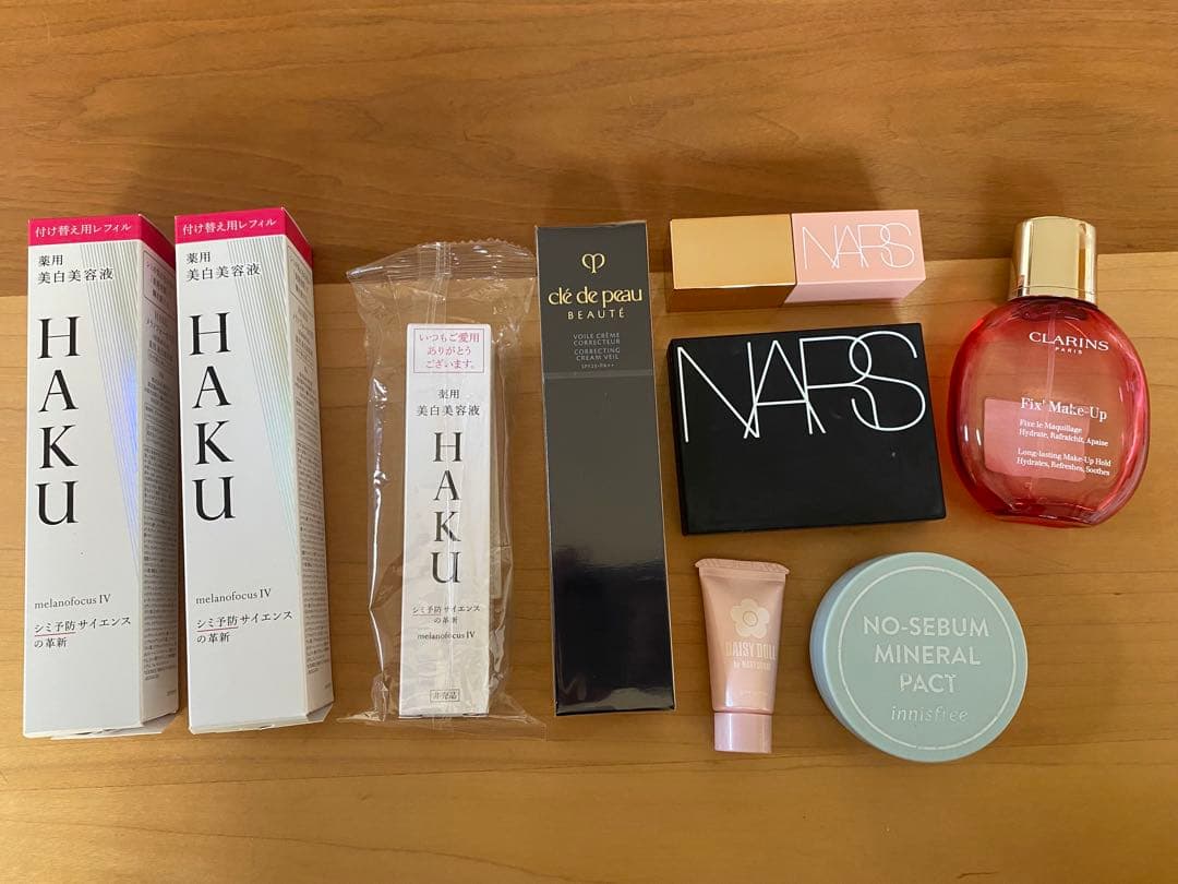 HAKU・cle de peau・NARS・CLARINSまとめ売り