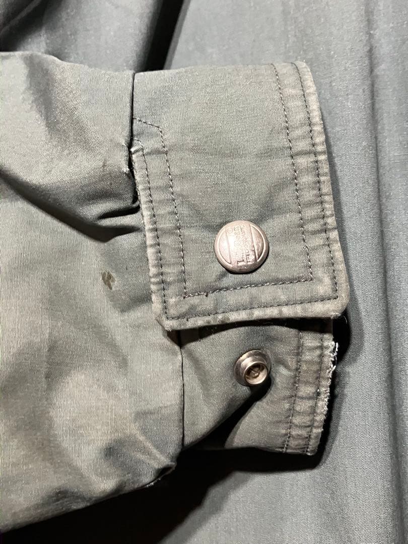 80s L.L.Bean ストームコート USA製　グレー カーキ