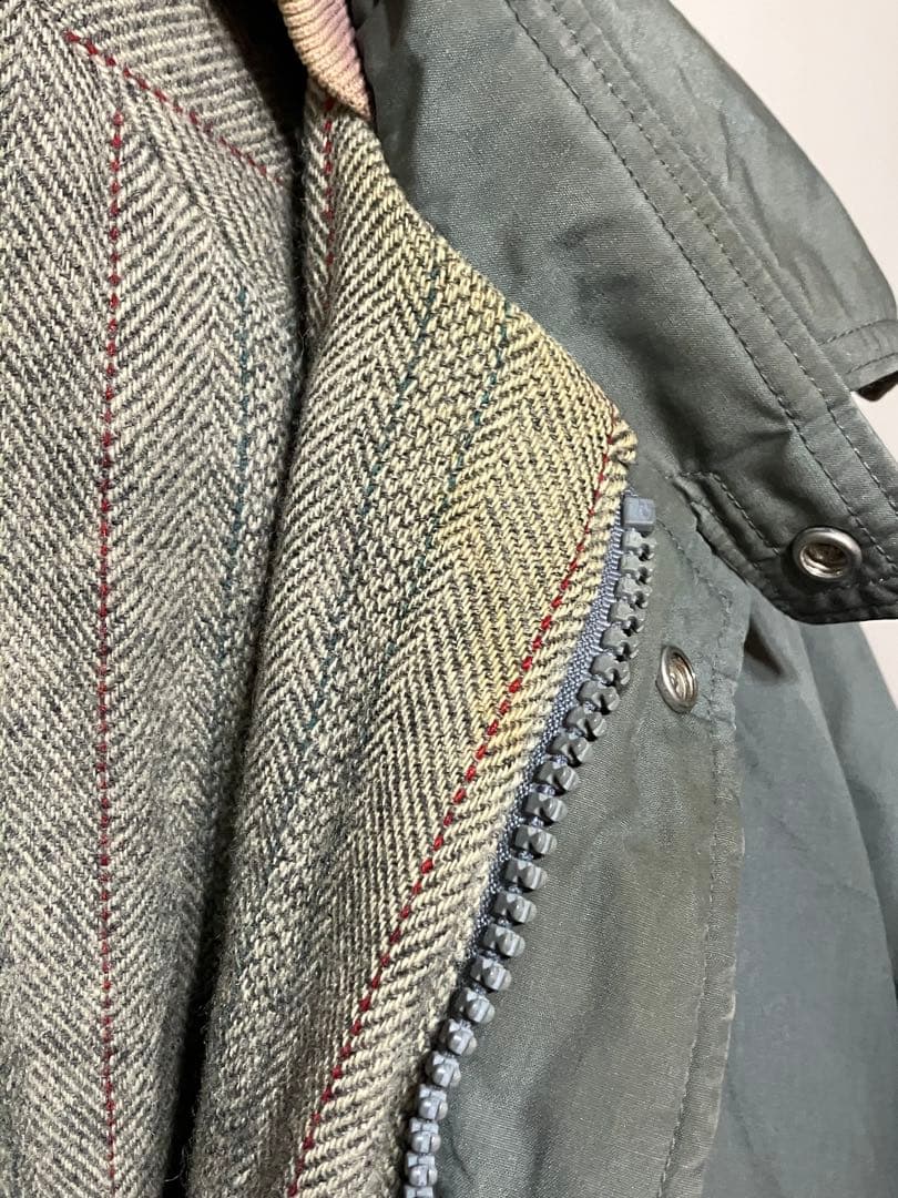 80s L.L.Bean ストームコート USA製　グレー カーキ