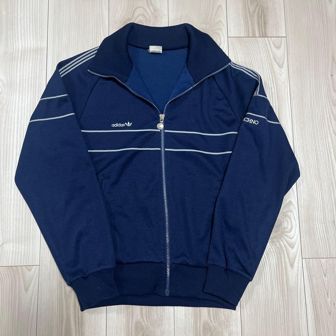 70s 西ドイツ製 adidas TECHNO刺繍 ラグラン トラックジャケット