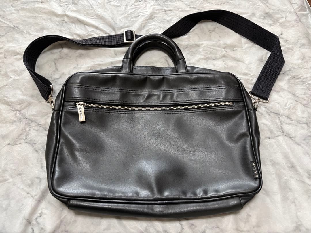 Paul Smith 2way オールレザー 2層式 大容量 ビジネスバッグ - メルカリ